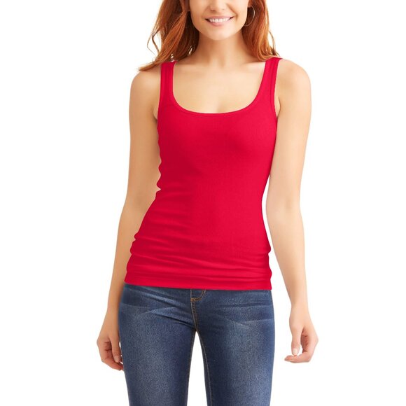 Women Soft 100% Cotton Ribbed Racerback Tank Tops for  Ultimate Comfort & Fit - Picture 5 of 16